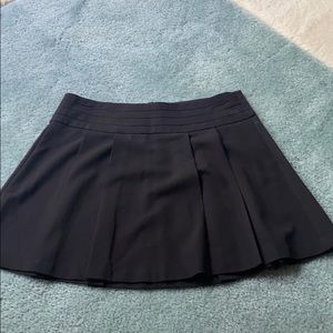Black mini skirt